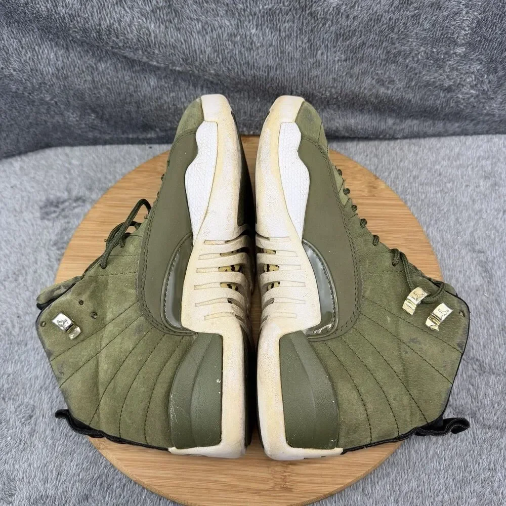 Nike 12 Retro Shoes Mens Size 8 Green Basketball Sneakers 130690-300 No Insoles